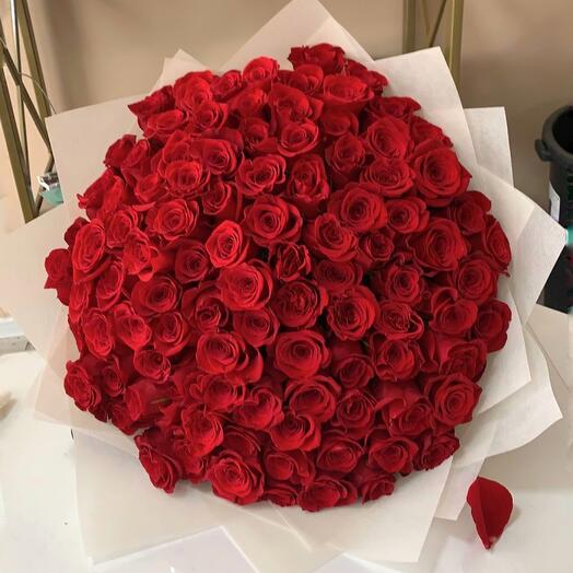 101 шикарная роза Freedom