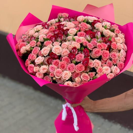 Микс кустовые Розы