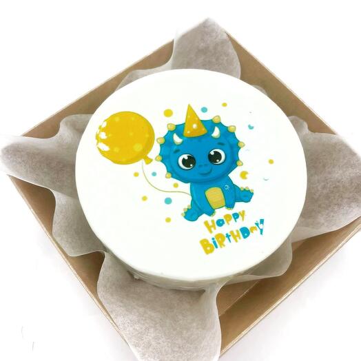 Муссовый бенто торт - открытка к Дню рождения