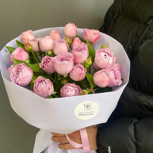 Букет из Лавандовой пионовидной розы 🌹