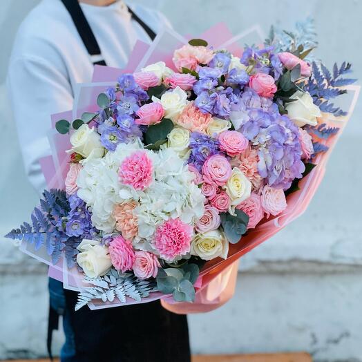 Delicate author's bouquet