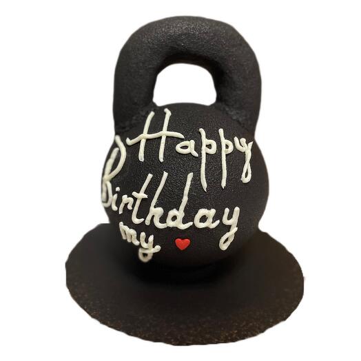 Pastel "Kettlebell" Happy birthday