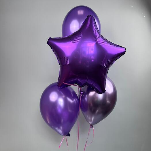 Purple balloons