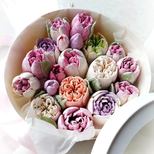 🌷Нежнейшие зефирные цветы в подарок