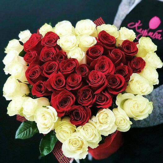Bouquet of roses Heart