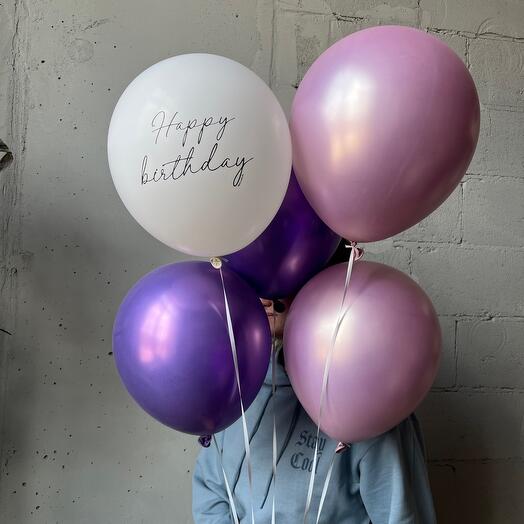 Набор Шаров "Happy B-Day" (5 штук)