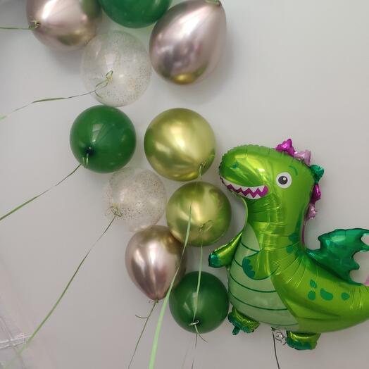 A set of balloons with helium Dragon