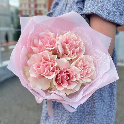 Bouquet of 5 French roses