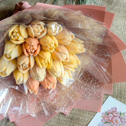 Ramo de tulipanes de chocolate