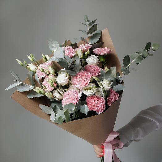 Bouquet of flowers "Pink chic"