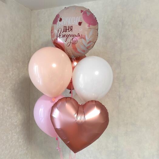 A set of "Bomb Birthday" balloons