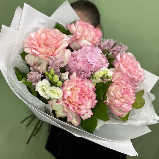 Rosas peonías 12