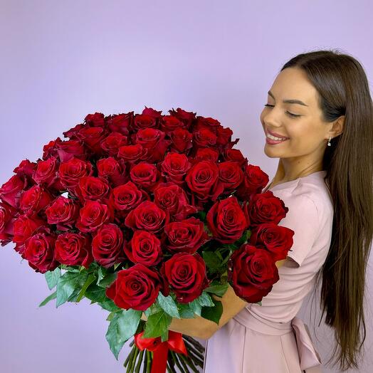 Роза красная (45) Бархатная любовь