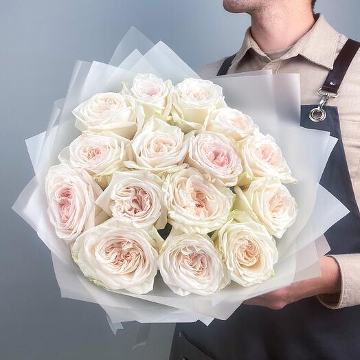 Monobook of 15 fragrant White Ohara roses