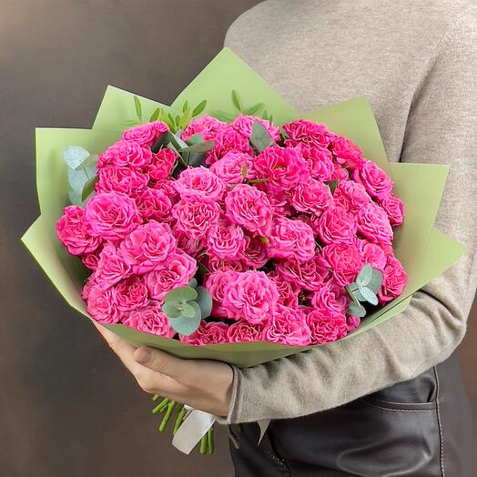Ramo de rosas de arbusto Liana 15pcs