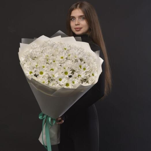 Букет из хризантемы