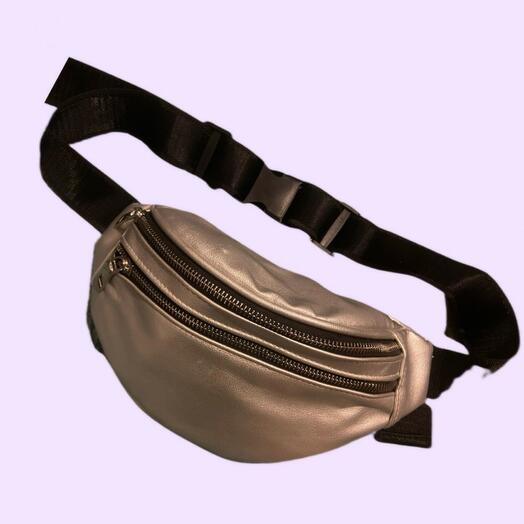 Perelmann Silver Waist Bag