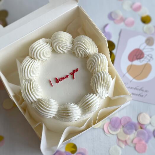 Бенто торт I love you