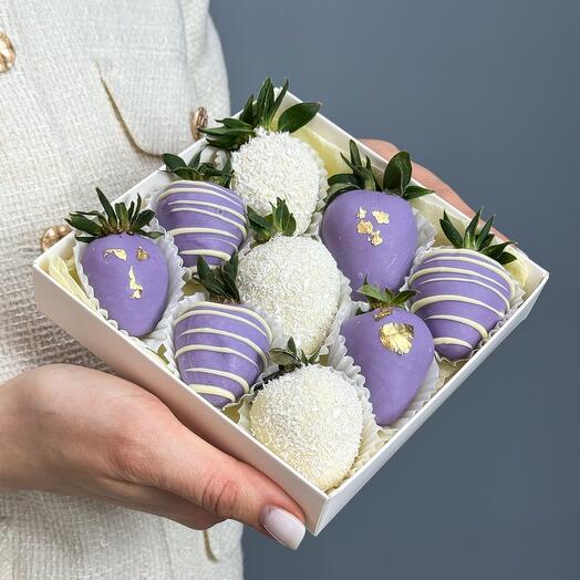 Клубника в шоколаде Lilac 9 шт