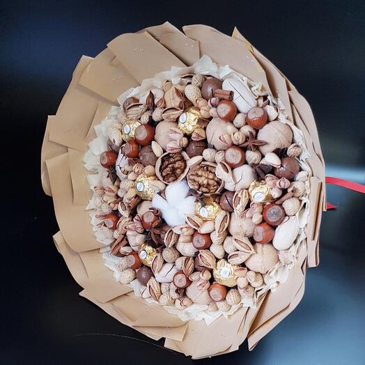Букет Ореховый с ферреро 🌰