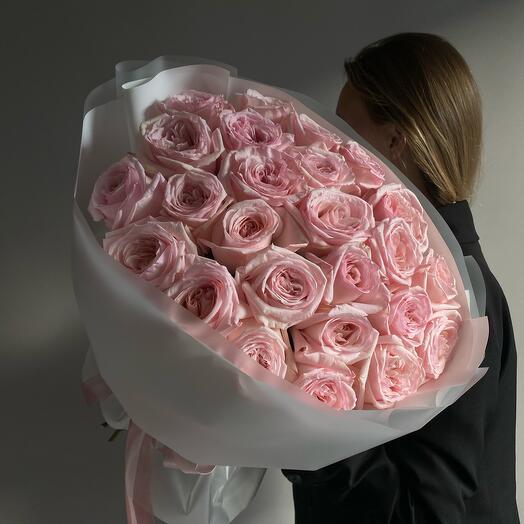 Букет из пионовидных роз Pink O hara