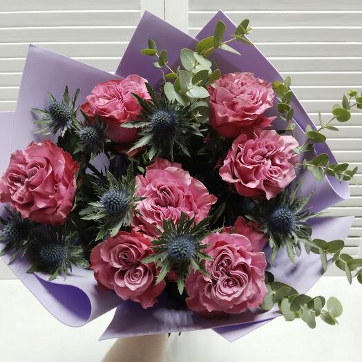 Заколдованный замок🏰Кудрявая роза Пионовидная