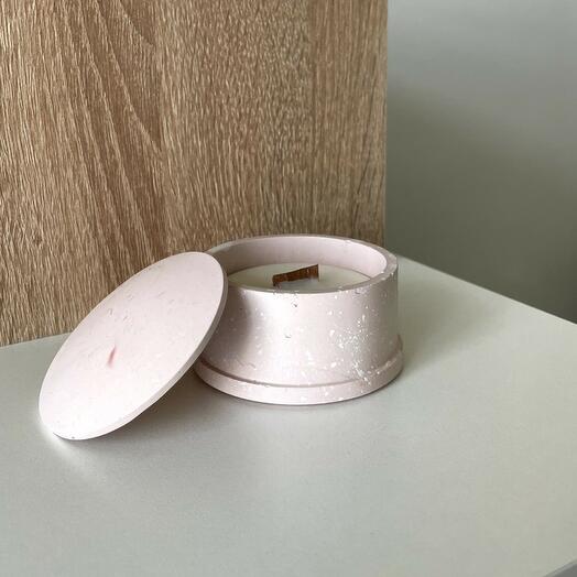 Аромасвеча «Нежный пион» в шкатулке ·P4·