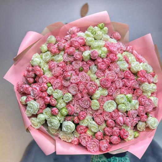 Микс кустовые розы