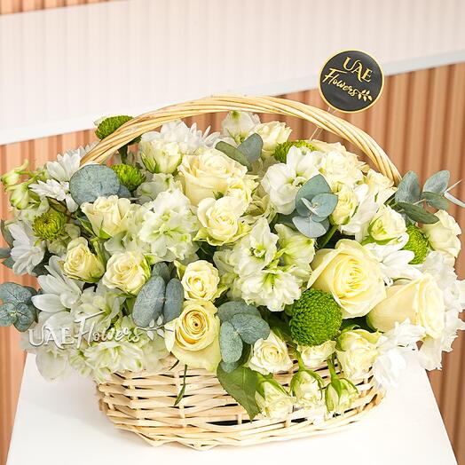 Alstroemeria Delight Basket