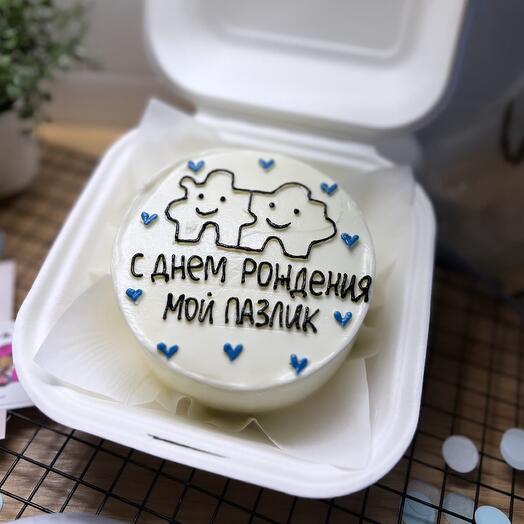 Бенто торт с днем рождения, пазлик 🧩