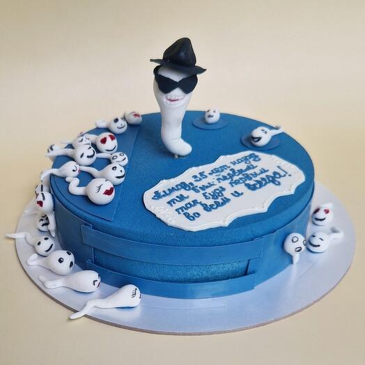 Муссовый торт с приколом