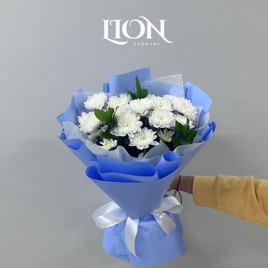 Lion Flowers букет из хризантема 5 шт