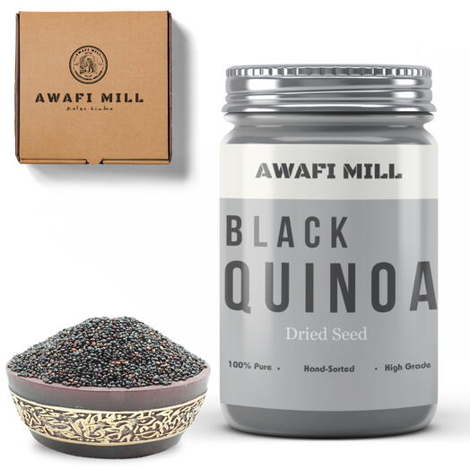 AWAFI MILL Black Quinoa | chisiya mama - Bottle of 100 Gram