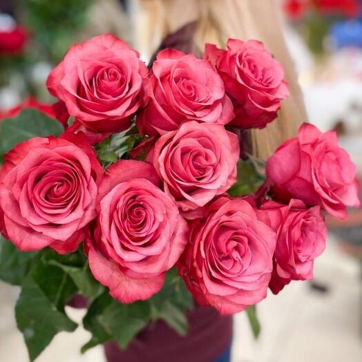 Rosas 9 piezas