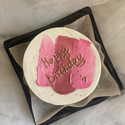 Бисквитный бенто торт Happy Birthday 450гр