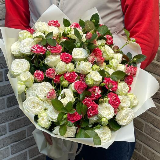 Пионовидные кустовые розы(29)