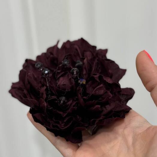 Брошь-чокер ASTRANTIA S - MARSALA