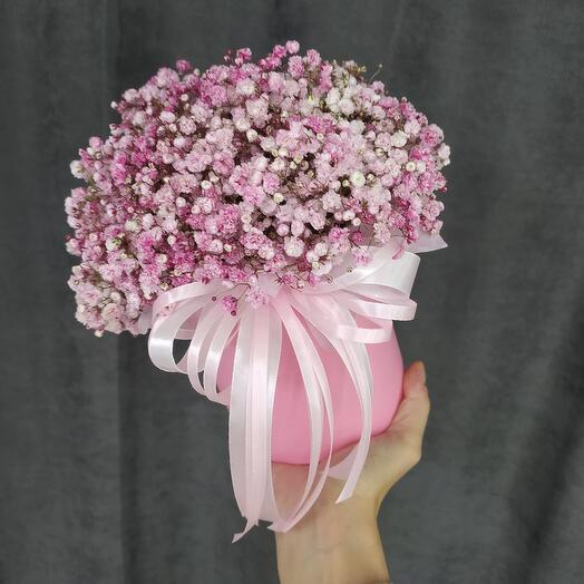 Flores en una Caja de Confeti