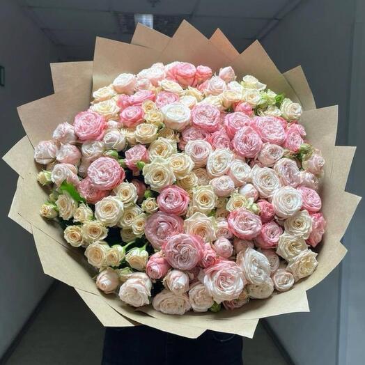 Кустовая роза Микс