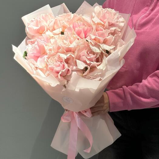 🔝ХИТ🔝 Букет из розовых французких роз
