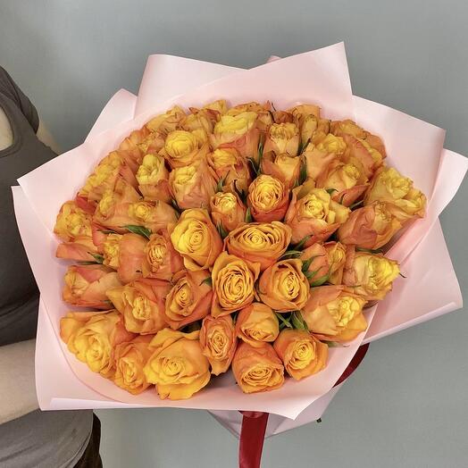 Rosas naranjas