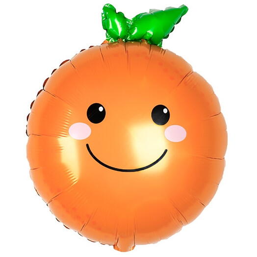 Шар гелий «МАНДАРИНКА» фольгированный. Helium foil balloon MANDARIN