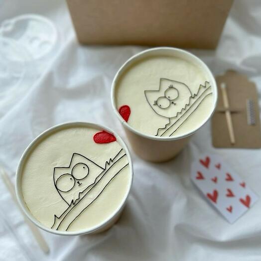 Торт в стакане cake  to go 2 шт