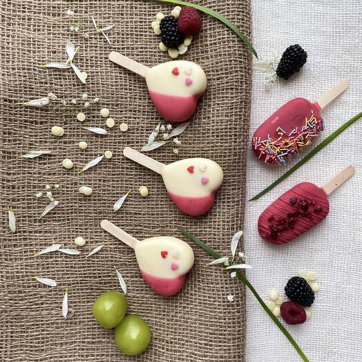 Чизкейки «2 эскимо и 3 сердца»