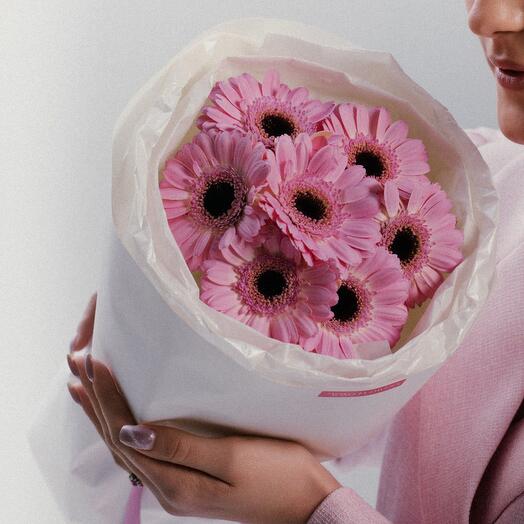 Букет из 7 шт / Гербера / Герберы / Ромашки 0171