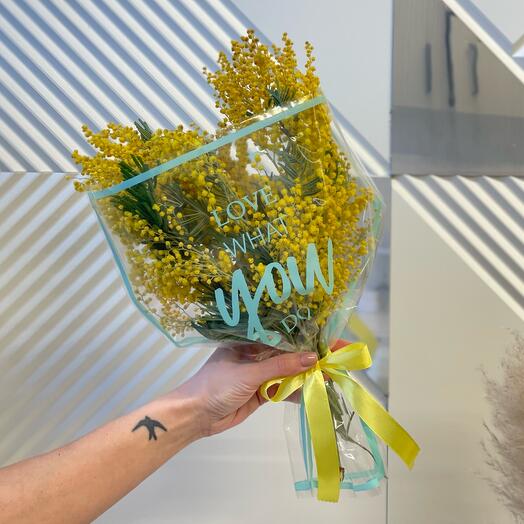 Букет мимоза весенний 8 марта