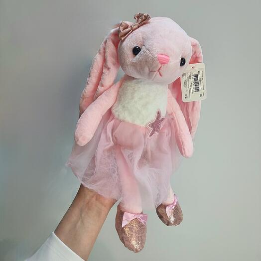 Мягкая игрушка Зайка в платье