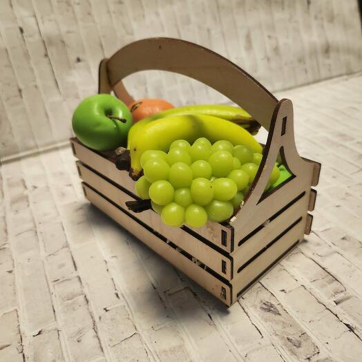 Мыльная фруктовая корзина «Сочное настроение»