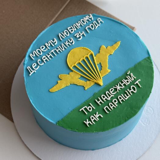 Бенто торт 1 кг десантнику