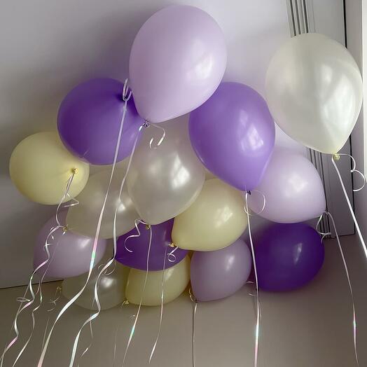 Lavender set of 15 balls